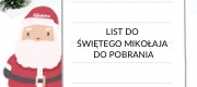 List do Świętego Mikołaja – szablon do pobrania