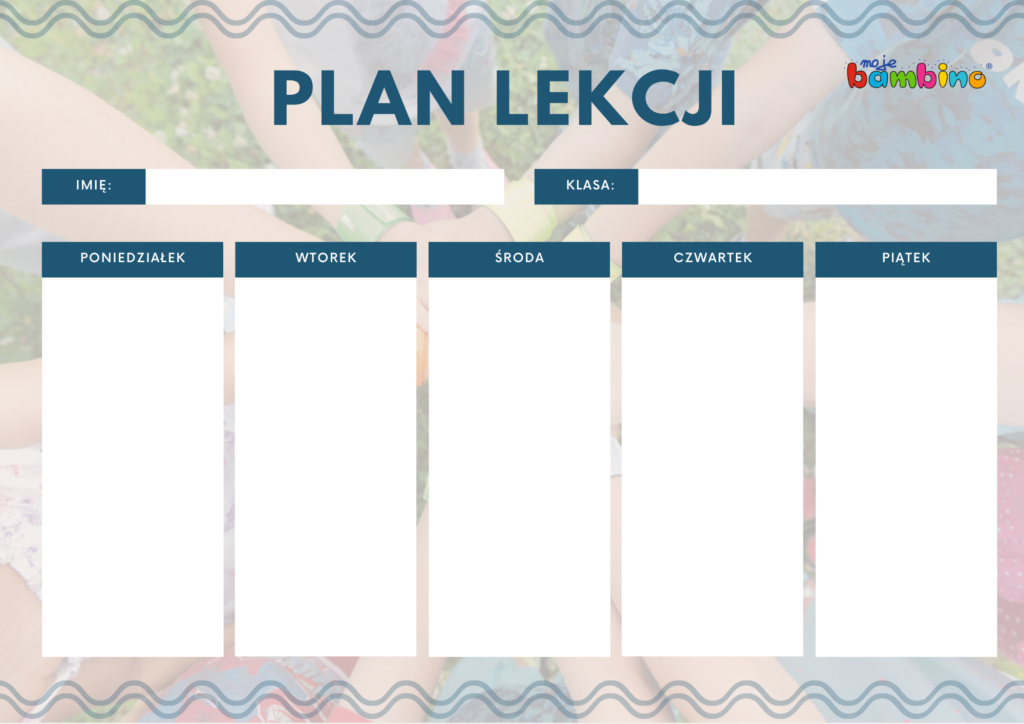 Plan lekcji do pobrania - Blog - porady pedagogiczne
