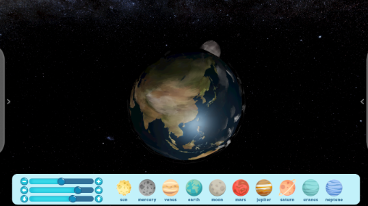 Knowla planeta Hello do nauczania o planetach w kosmosie