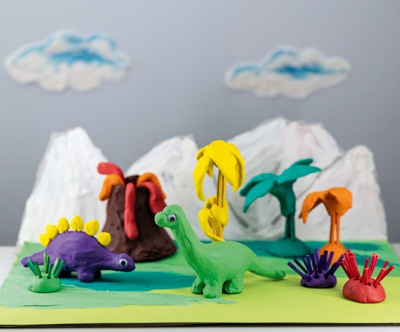 praca plastyczna na dzień dinozaura