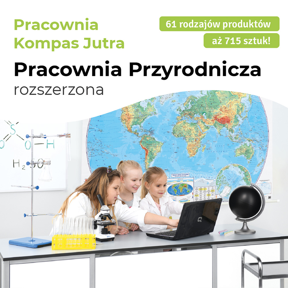 pakiet rozszerzony dla pracowni przyrodniczej w programie Pracownie Kompas Jutra