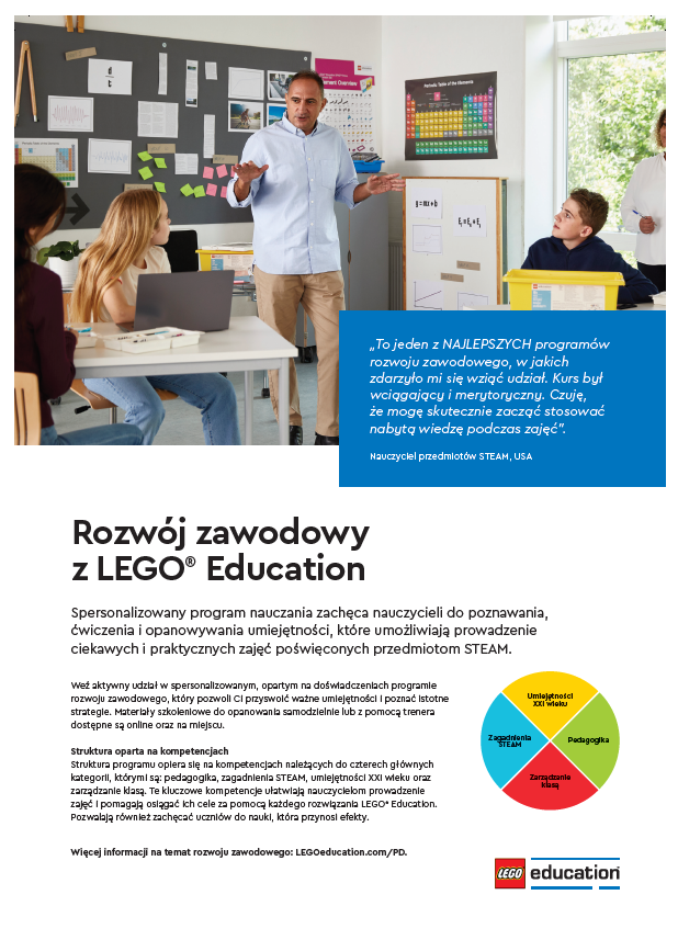 Rozwój zawodowy z LEGO Education