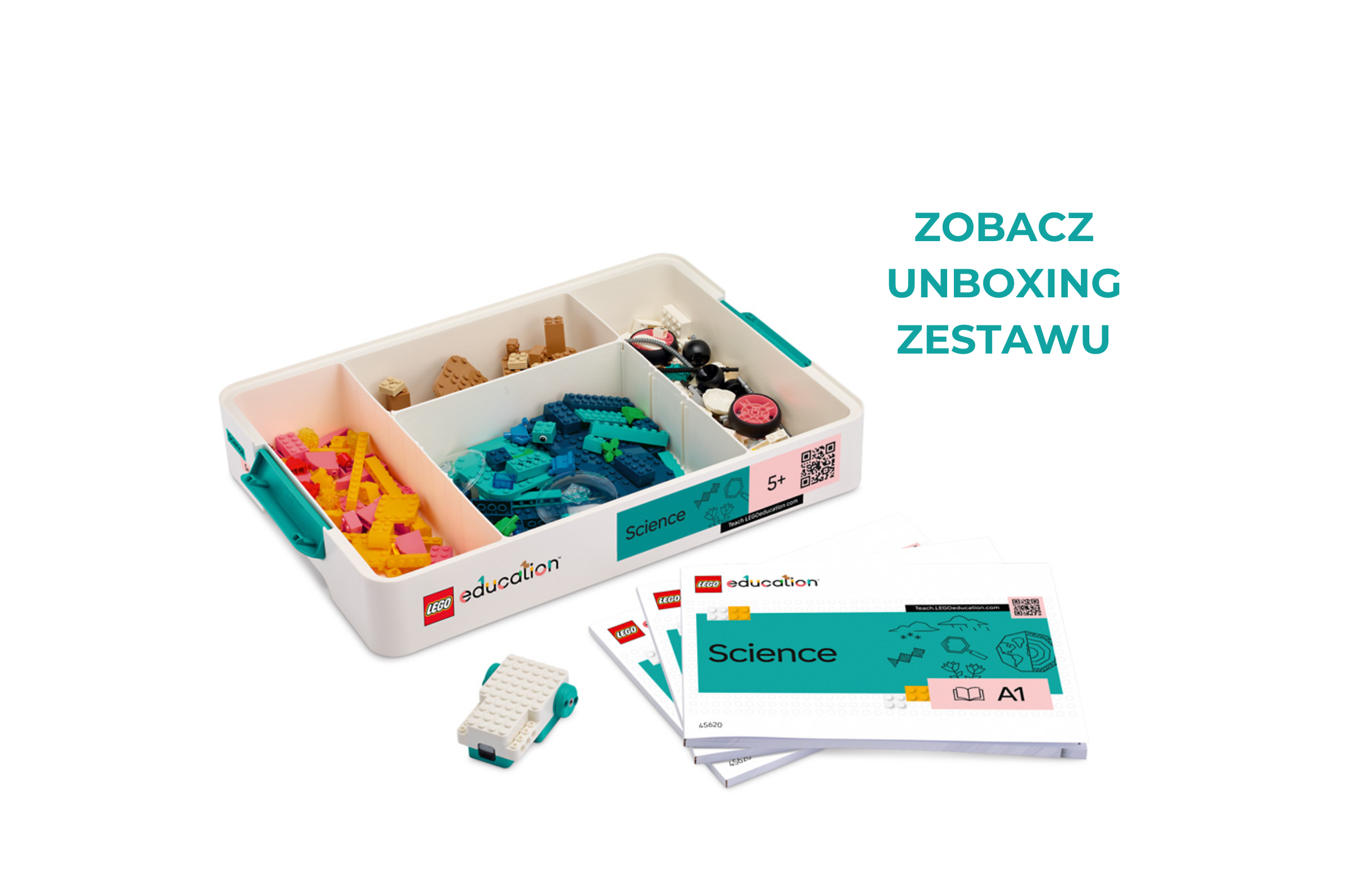 unboxing zestawu lego education nauki z zawartością pudełka